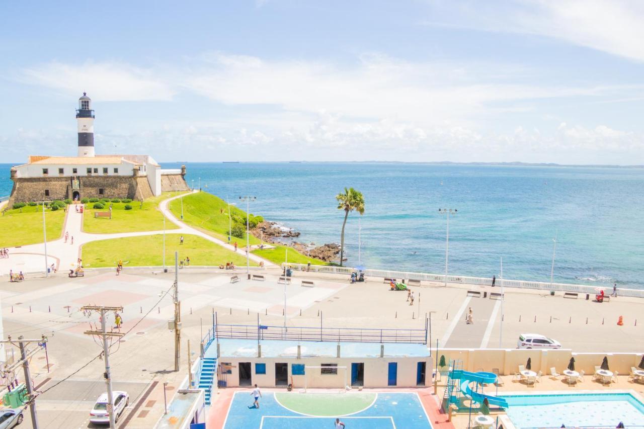 Apartamento No Farol Da Barra. Vista Deslumbrante Para O Mar! No Circuito Do Carnaval. Ao Lado Do Porto Da Barra ! Salvador de Bahía Exterior foto