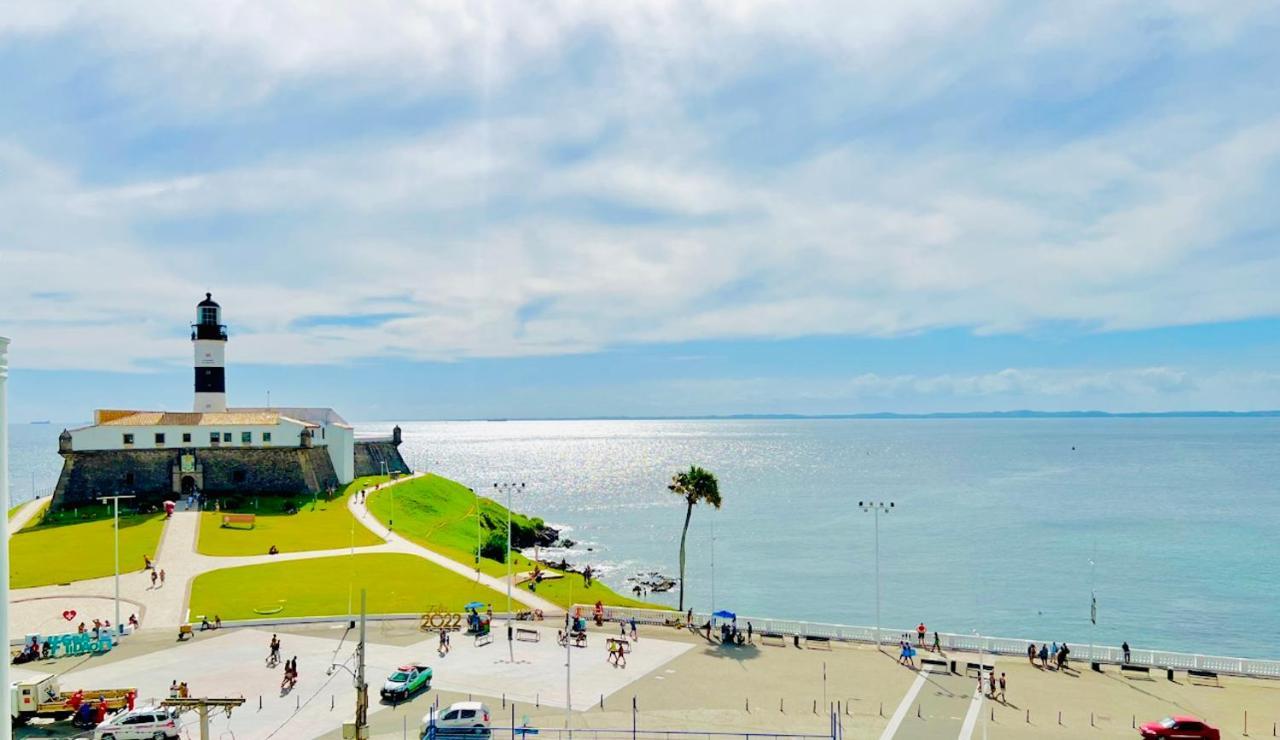 Apartamento No Farol Da Barra. Vista Deslumbrante Para O Mar! No Circuito Do Carnaval. Ao Lado Do Porto Da Barra ! Salvador de Bahía Exterior foto